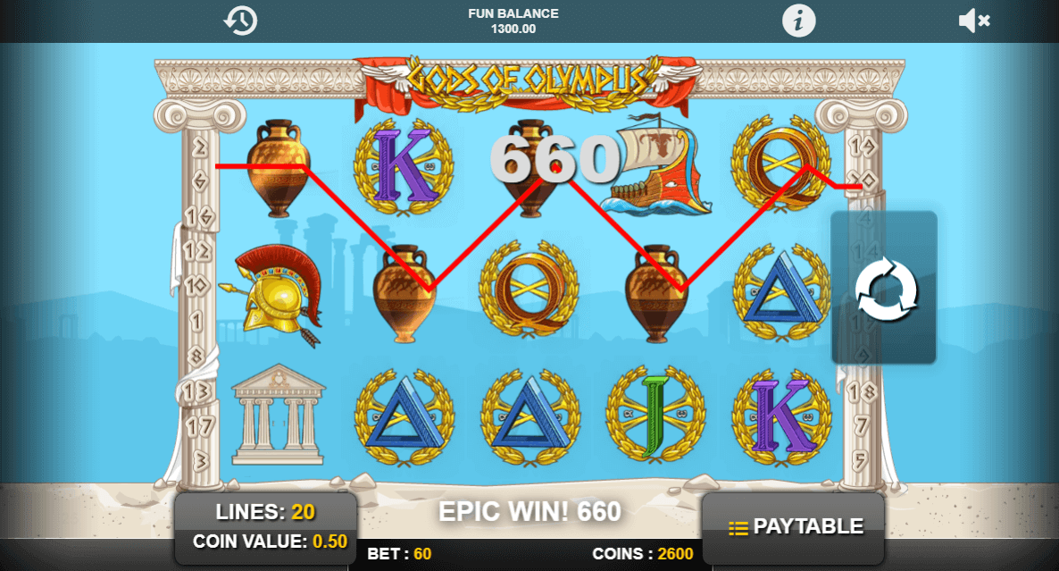 Gods of Olympus win